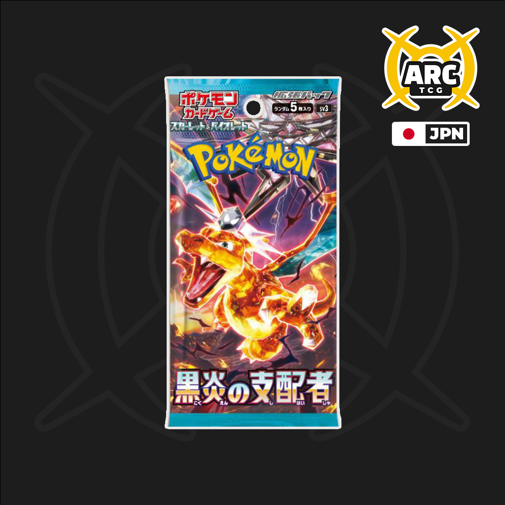 Pokemon TCG: Ruler Of Black Flame Booster Box (Korean) – Scarlet & Violet – 150 Cards