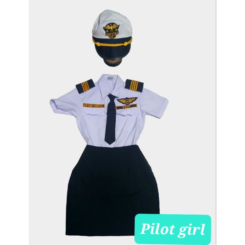 Pilot girl costume for girl kids to teens | Shopee Philippines