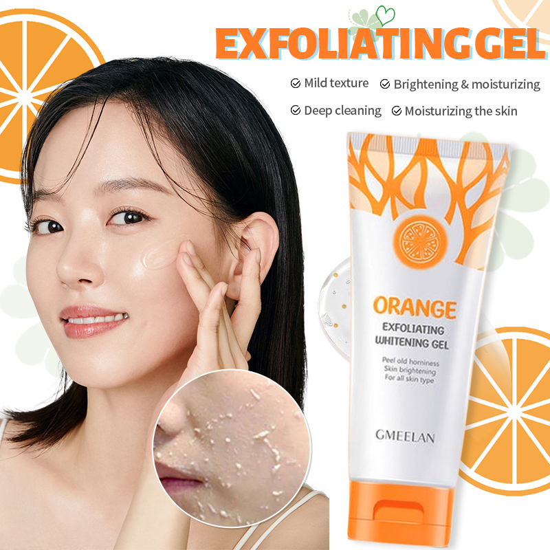 Exfoliating Gel 50g Facial Body Scrub Whitening Skin Cleaning Moisturizing Cleaner Acne