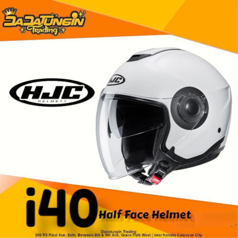 HJC i40 Halfface Helmet Dual Visor