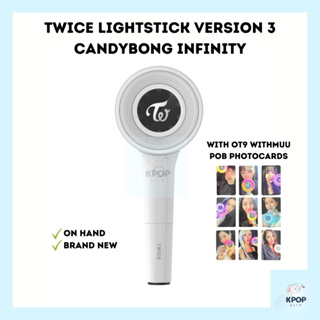 twice light stick ver.3 candybong infinity [ candybong ∞ ]+9 photo card set