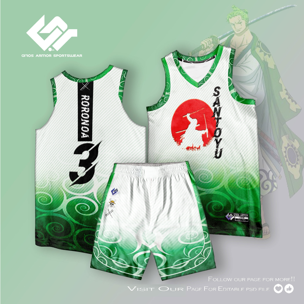 JERSEY SET FULL SUBLIMATION (CHANGE NAME+TEAM NAME+NUMBER)(VNECK OR