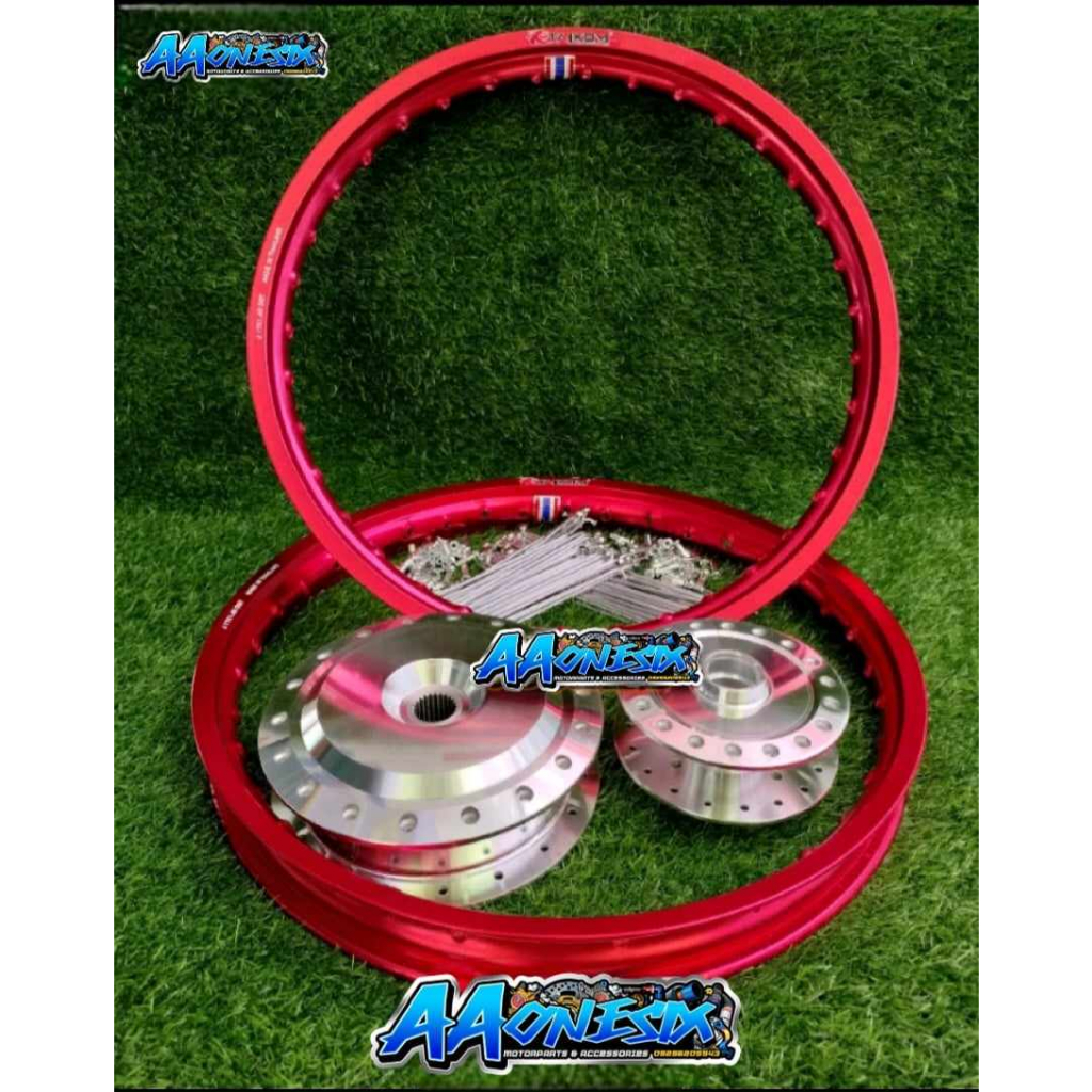 RIM SET FOR HONDA CLICK 125 / CLICK 150 / CLICK V1 / V2 / V3 (rim,hub ...