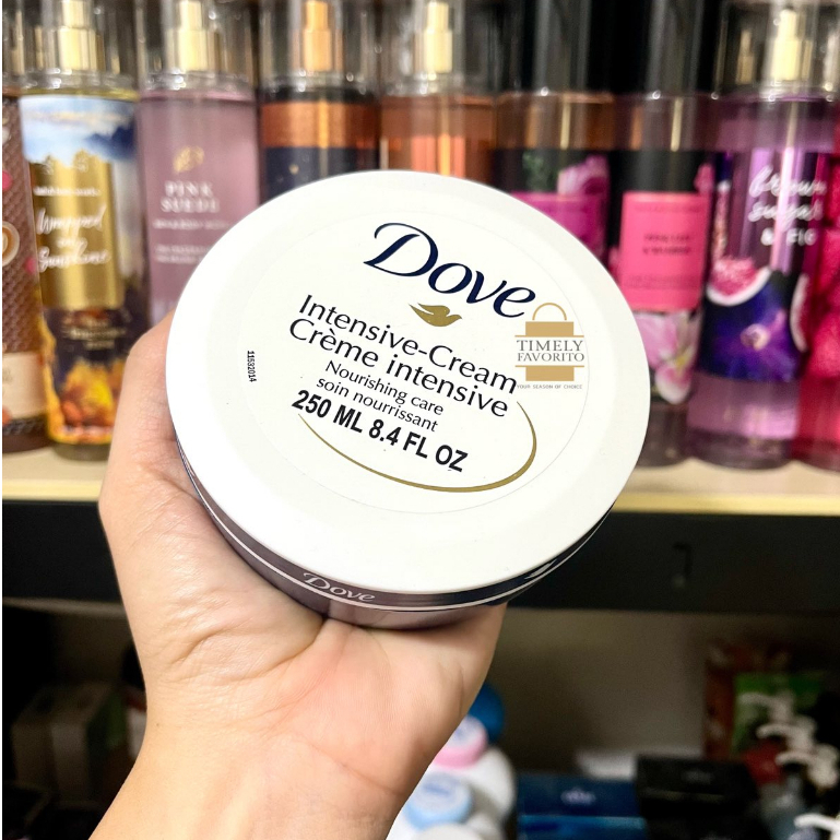 Dove Intensive Body Cream 250mL Shopee Philippines