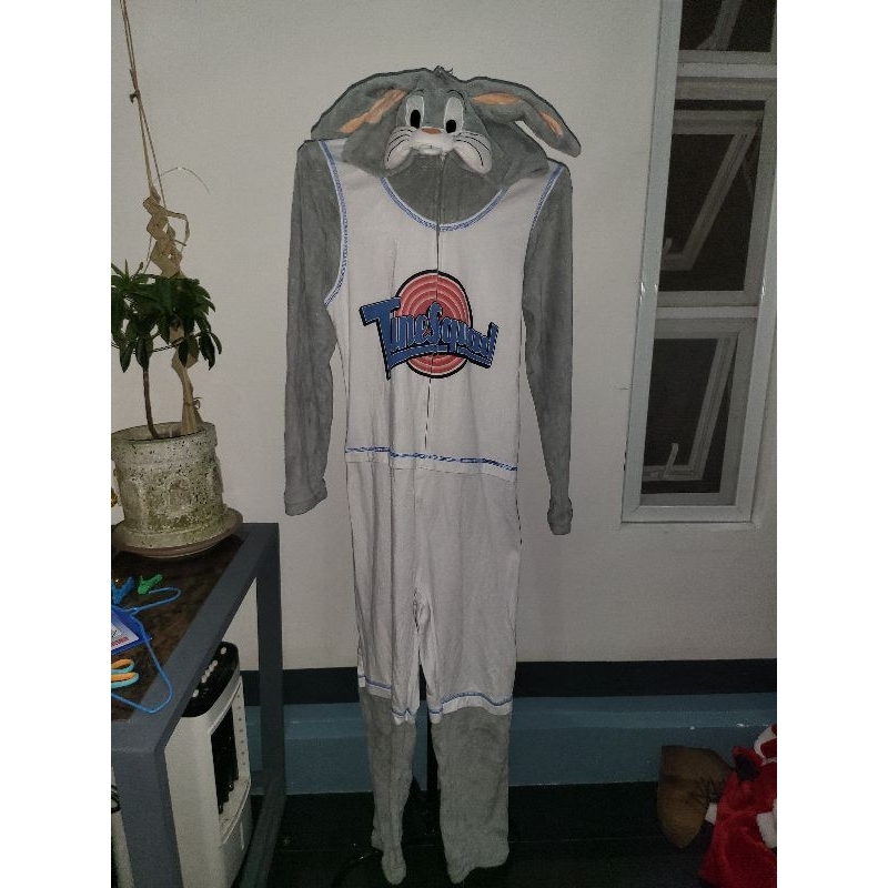 Adult Original Looney Tunes Bugs Bunny Onesie Overall Costume | Shopee ...