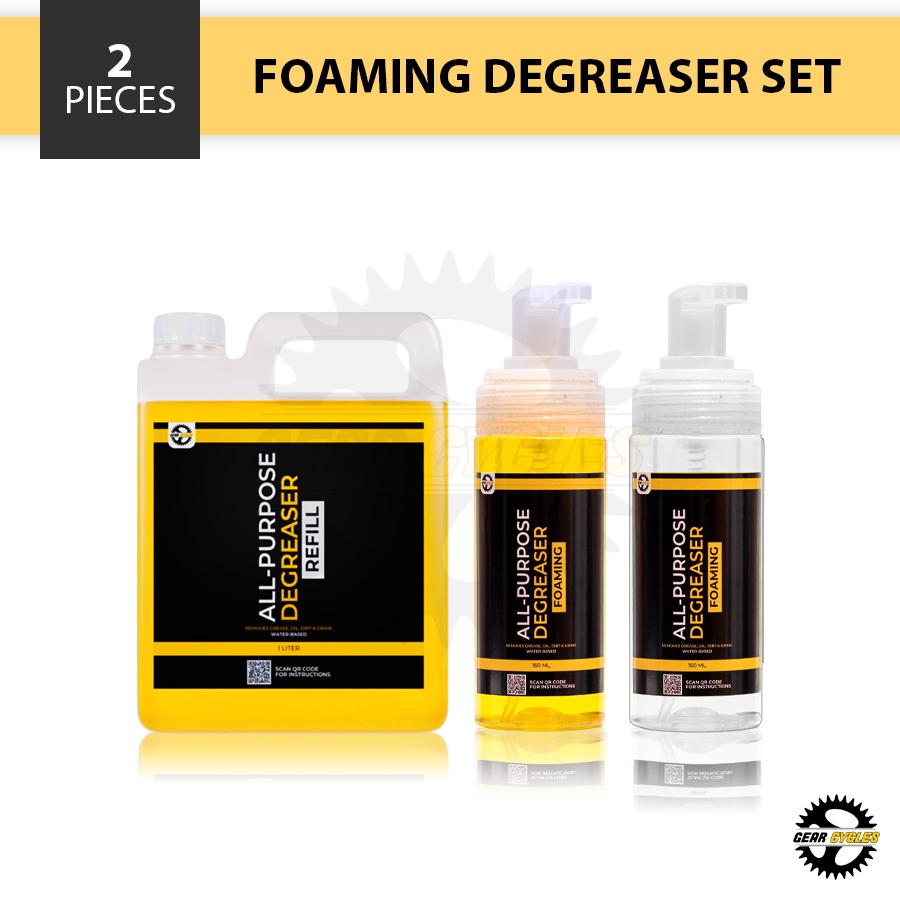 (Refill Set) Gear Cycles Foaming Degreaser All Purpose Degreaser