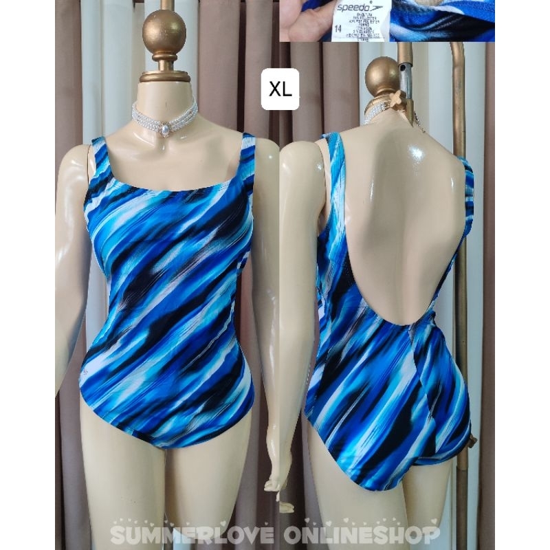 Speedo Plus Size One Piece Swimsuit | Shopee Philippines