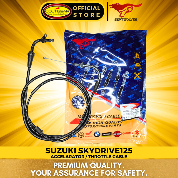 SEPTWOLVES Throttle Cable for Suzuki Skydrive125 | Shopee Philippines