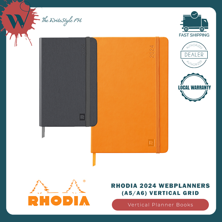 Rhodia Weekly Webplanner 2024 (A5/A6) Vertical Grid Shopee Philippines