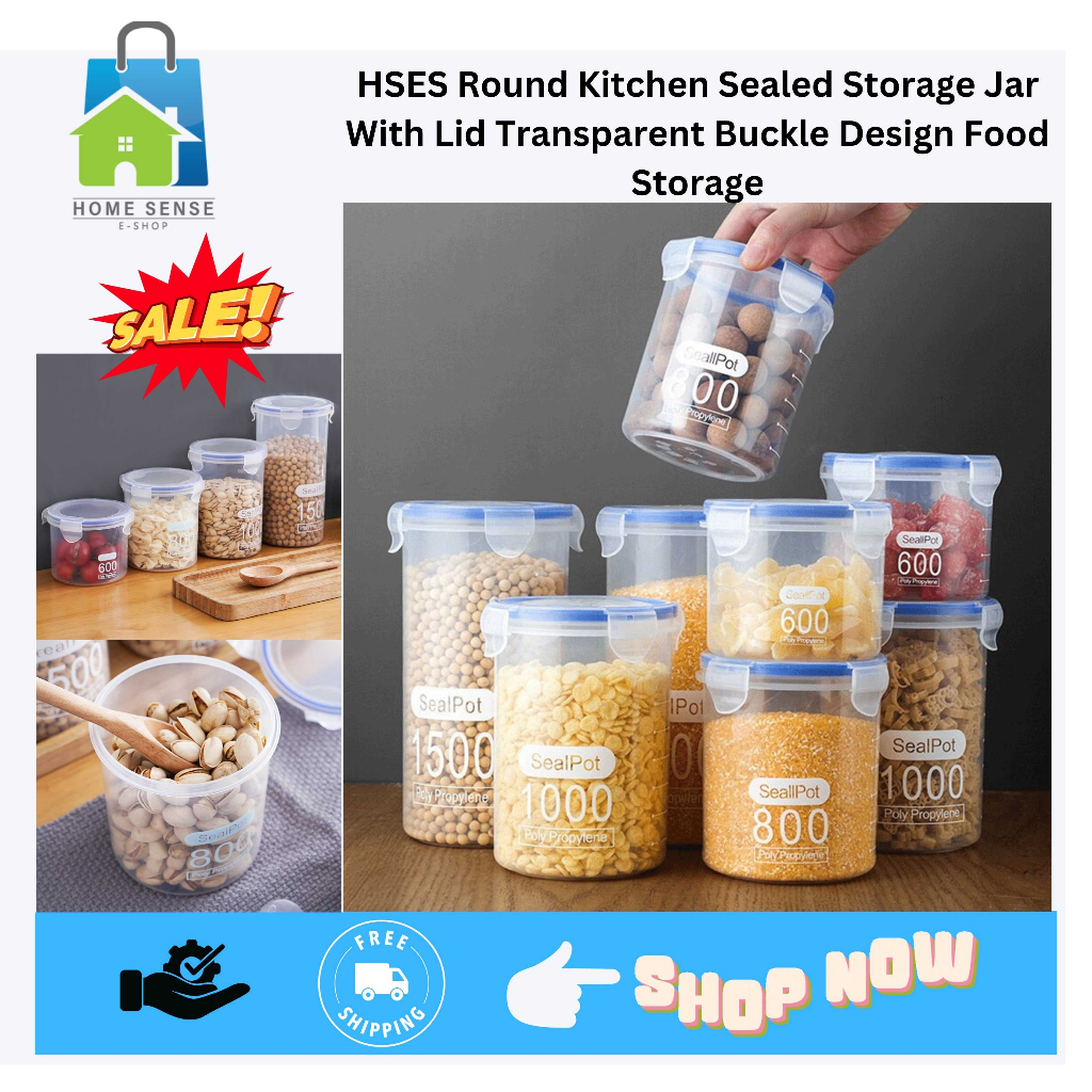 Home Sense Food Storage Jar + Home + Kitchenware + Kitchen