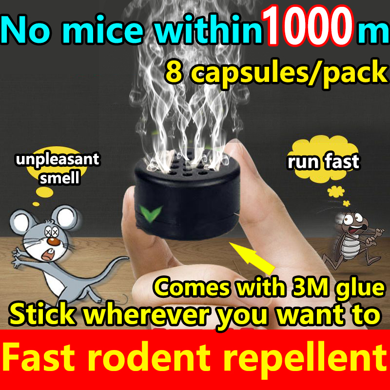 Rat repellent for car engine 8 capsules Effectively Repel Mosquitoes