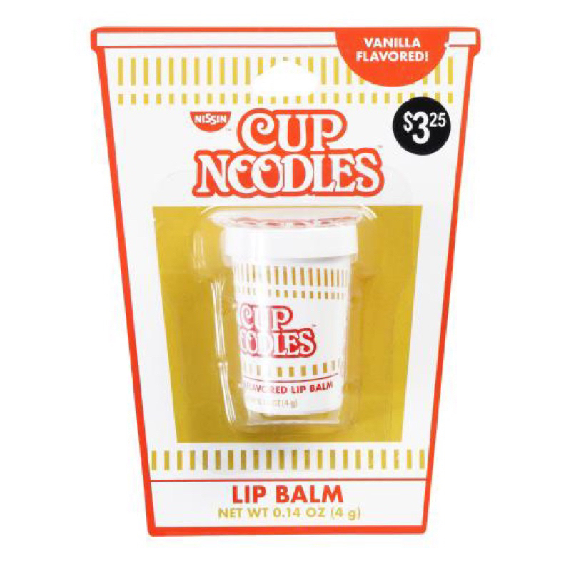 TASTE BEAUTY Nissin Cup Noodles Vanilla Flavored Lip Balm Shopee Philippines