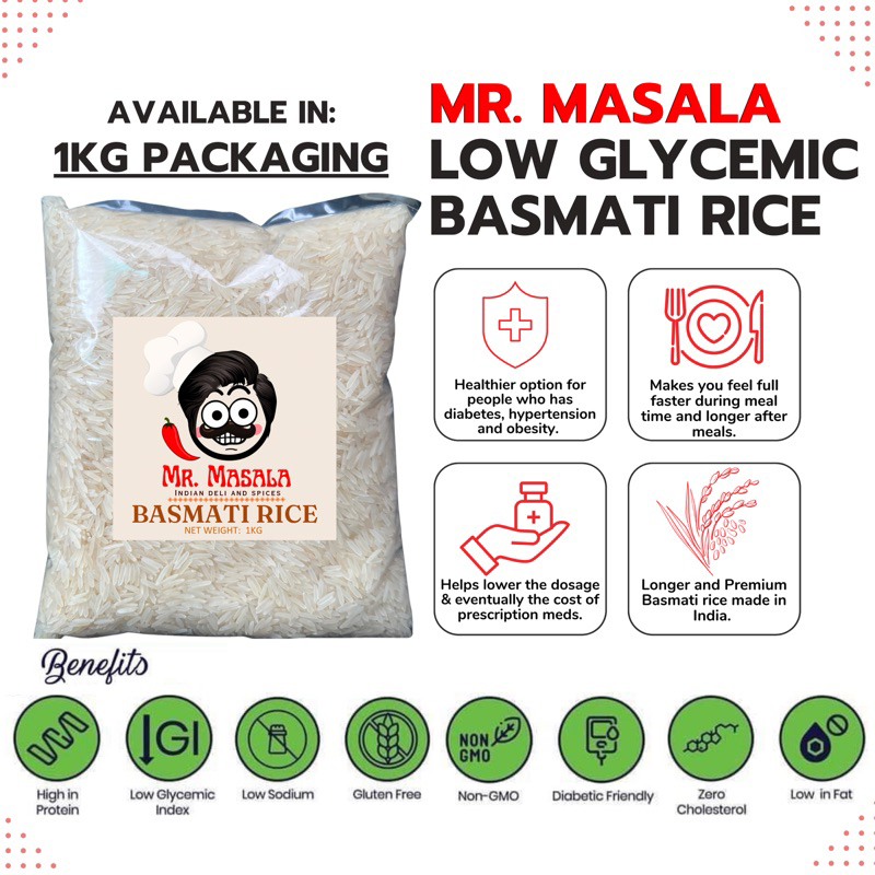 Mr. Masala Low Glycemic Basmati Rice 1KG Shopee Philippines