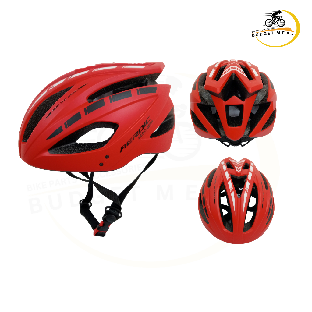 BIKE HELMET For Men Women W Detachable Visor Adjustable Breathable Aerodynamic Design AEROIC Shopee Philippines