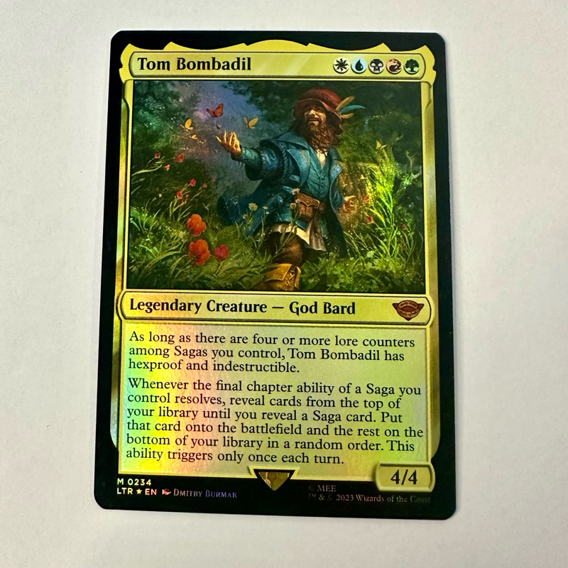 TOM BOMBADIL LTR THE LORD OF THE RINGS MULTICOLOR MTG MAGIC THE GATHERING Shopee Philippines
