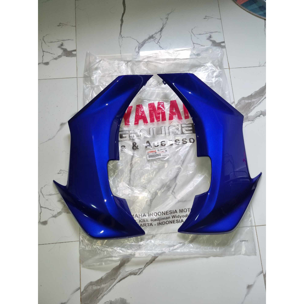 Yamaha aerox v2 panel 1 and 2/side panel/side cowling (glossy blue ...
