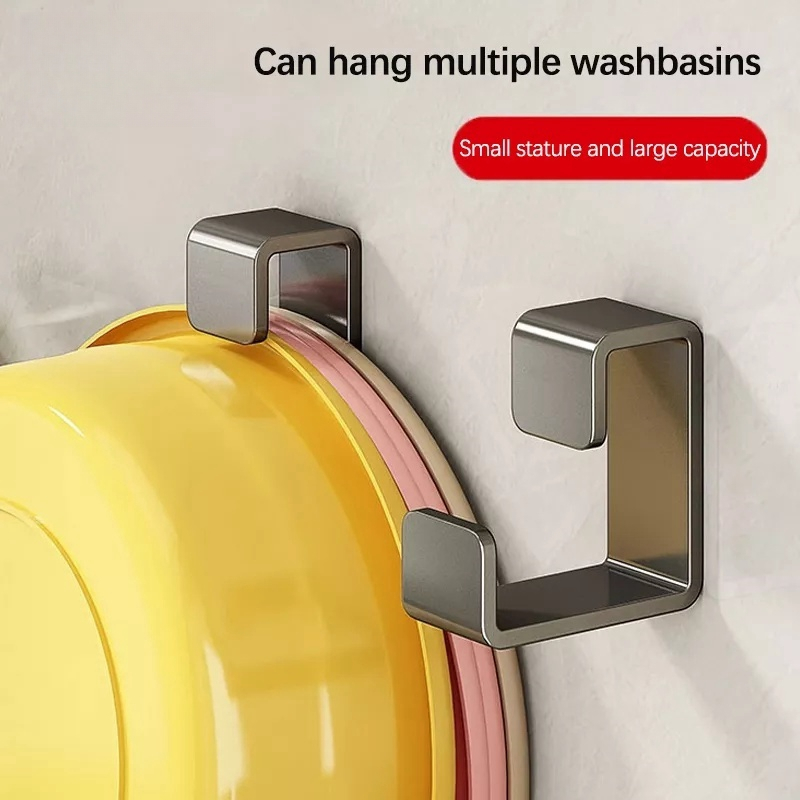 hanger holder for wash basin hook holder stainless steel basin storage