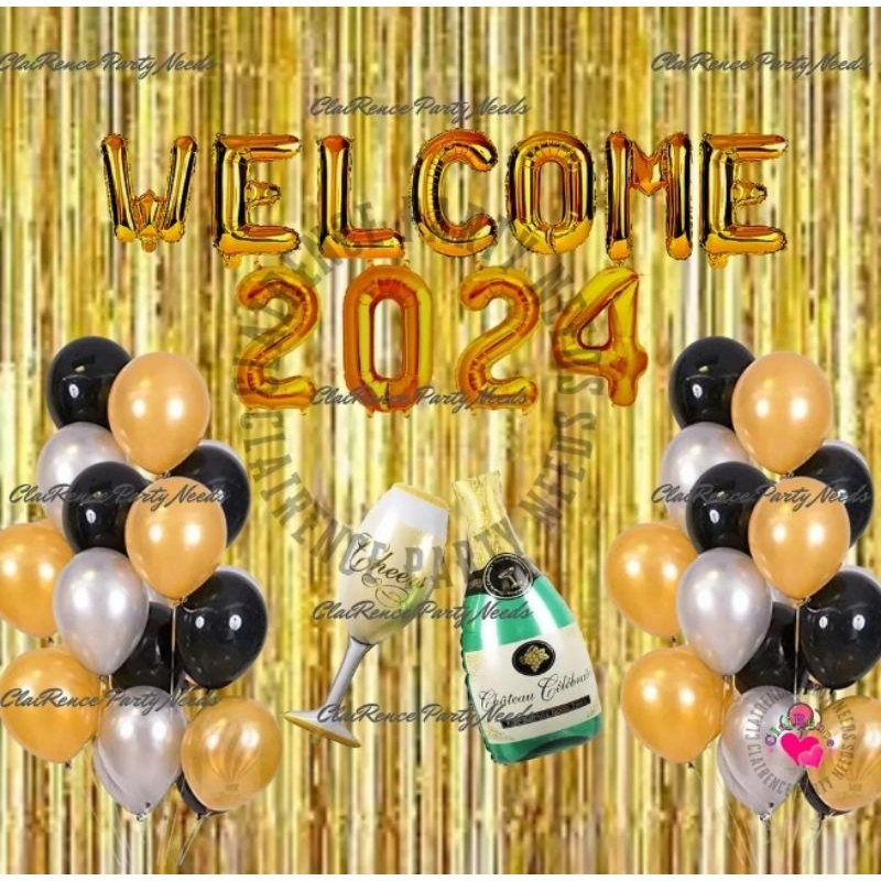 2024 New Year Party Decoration Package 88DDei Shopee Philippines