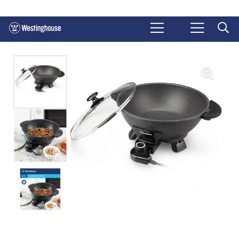 Westinghouse Electric Wok (WKSK3010) Shopee Philippines