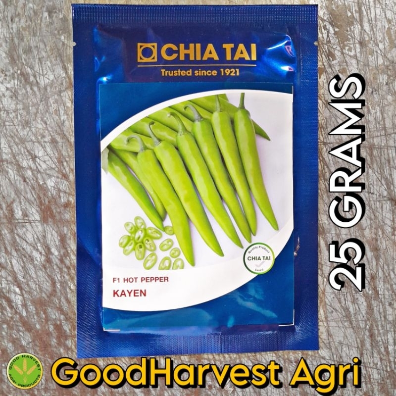 KAYEN F1 HYBRID HOT PEPPER SEEDS (25 GRAMS) by CHIA TAI | Shopee ...