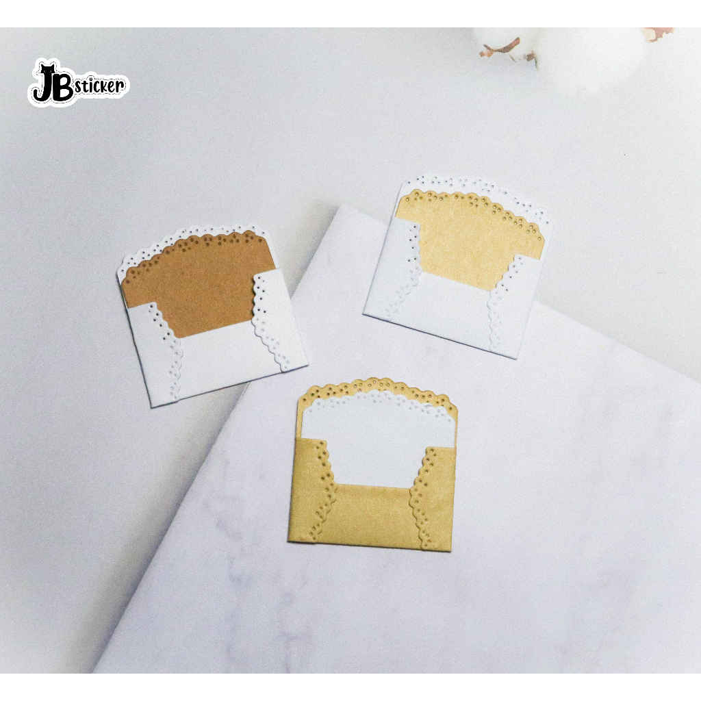 3pcs Mini envelopes V3, Miniature greeting card, Paper Deco ...