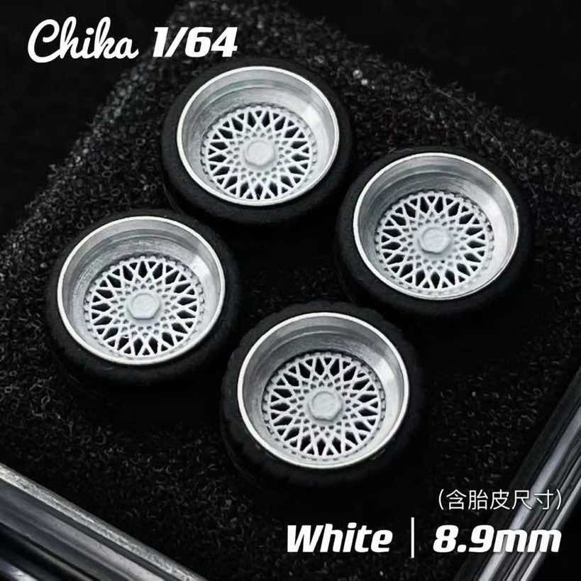 Nabe's Chika Wheels 1:64 Scale BBS RS-I 8.9mm Diecast Wheel Swap ...