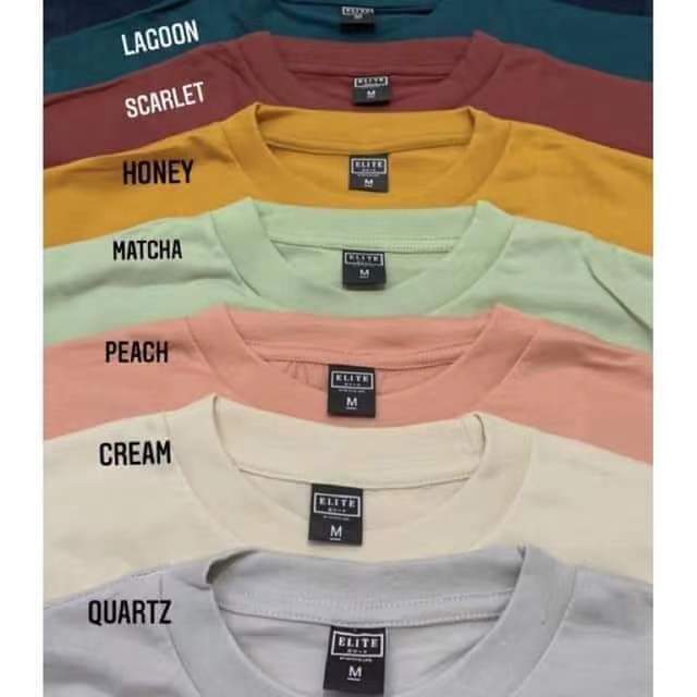 Elite Oversized Plain T-shirt (15 colors) | Shopee Philippines