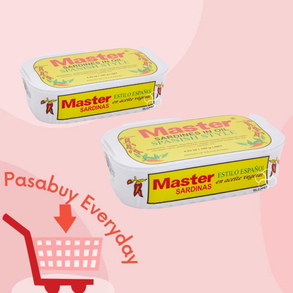 Master Sardines In Oil Spanish Style 120g Shopee Philippines