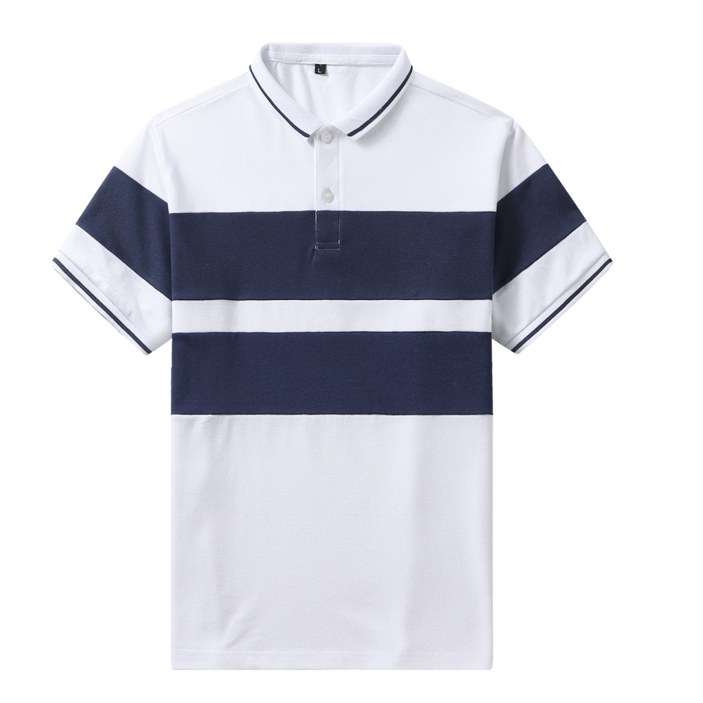 Korean fashion poloshirt for men combination colored poloshirt class a ...