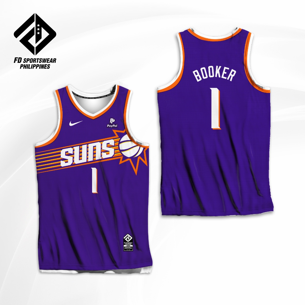 PHOENIX SUNS NBA 2024 EDITION BOOKER DURANT BEAL FULL SUBLIMATED JERSEY