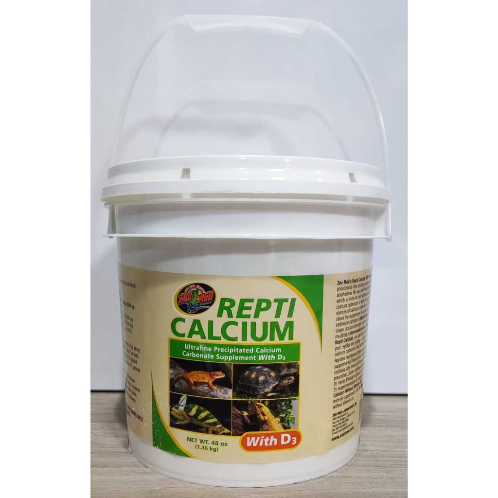 Zoo Med Repti Calcium with D3 48oz Reptile Calcium (1.36 kg) (Expiry