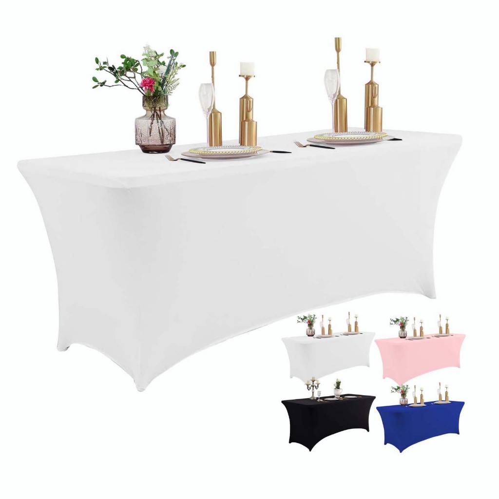 FULL TABLE CLOTH 4/6FT Table Spandex Life Time Table Cloth Occassion