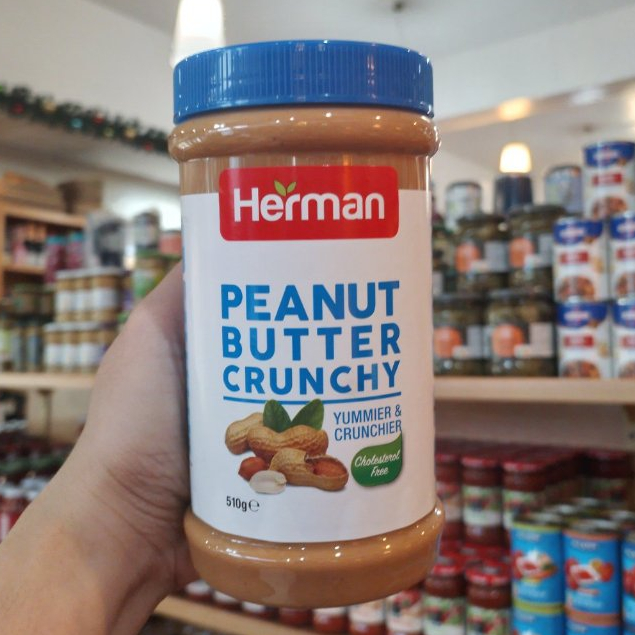 CRUNCHY PEANUT BUTTER 510G