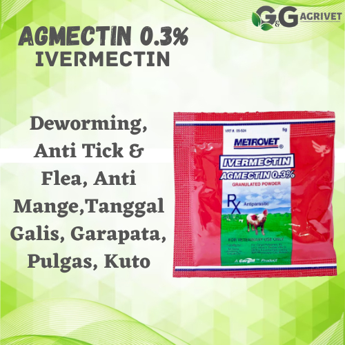 [G&G]DEWORMER 0.3/5g/Deworming,Anti Tick&Flea,Anti Mange/Alis Galis