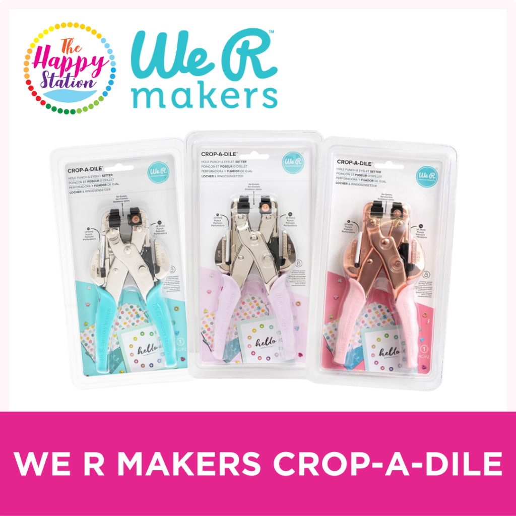 WE R MAKERS, Crop-A-Dile, puncher and eyelet setter