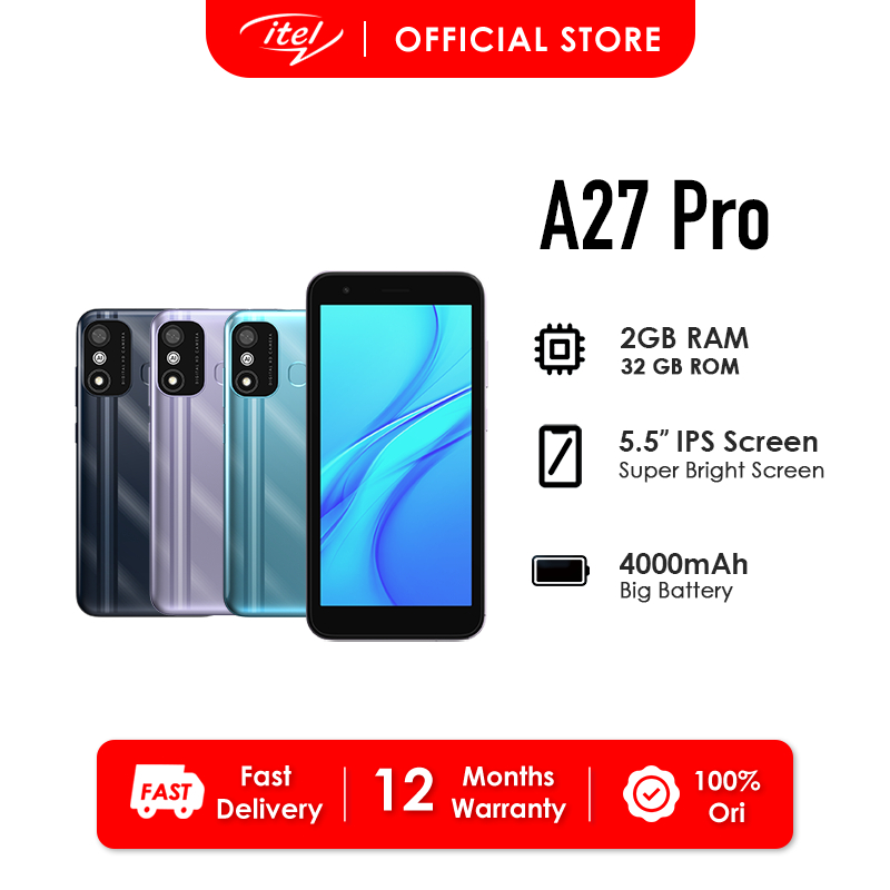 itel A27 Pro (2GB/32GB) | Shopee Philippines