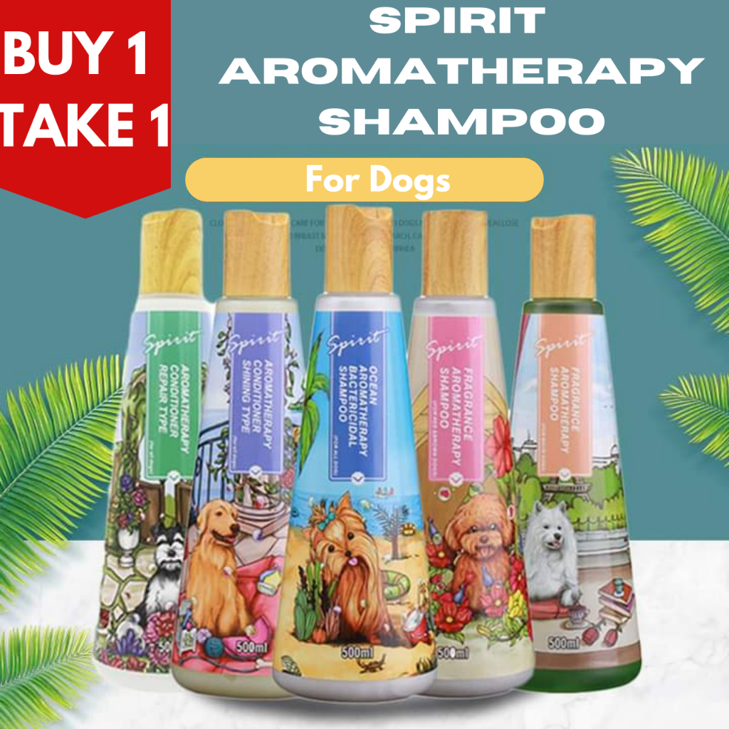 Spirit Aromatherapy Dog Luxury Shampoo Conditioner 500ml Shopee