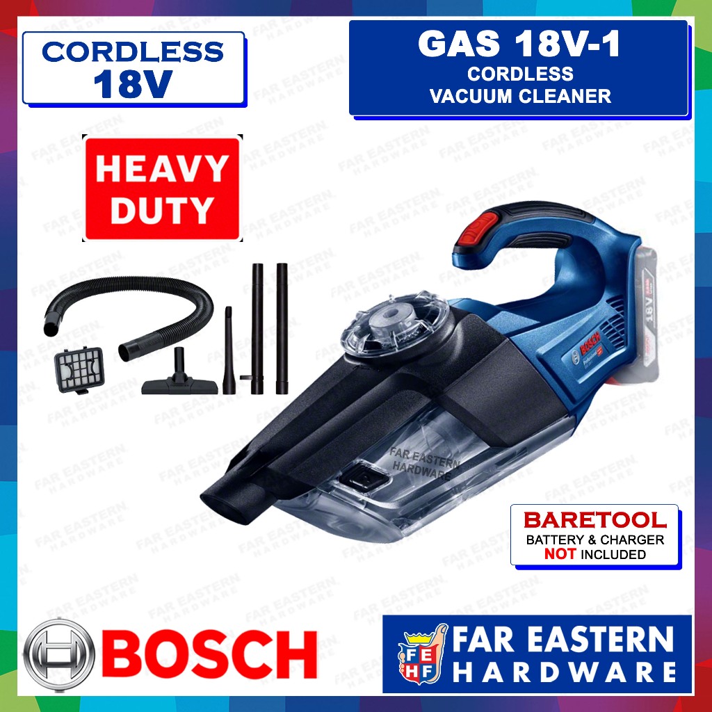 BOSCH GAS 18V1 Cordless Vacuum Cleaner (Baretool) RBPT18 Shopee
