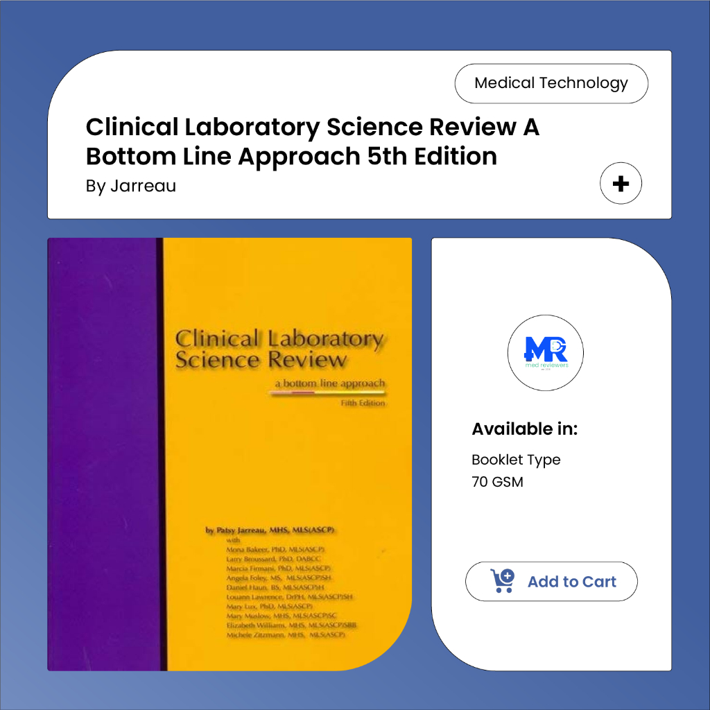 Clinical Laboratory Science Review 5th Edition Shopee Philippines