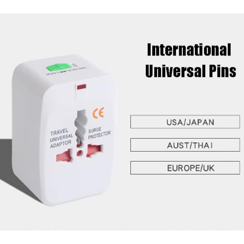 All in 1 Universal Adaptor Travel Adapter Plug Electrical Converter ...