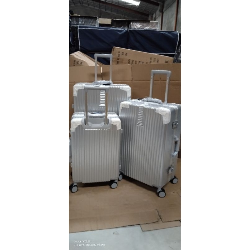 LUGGAGE PC RIMOWA)3in1)202428 inches ALUMINUM ALLOY FRAME CLIPTYPE LOCK  TSA LOCK SCRATCH RESISTANT