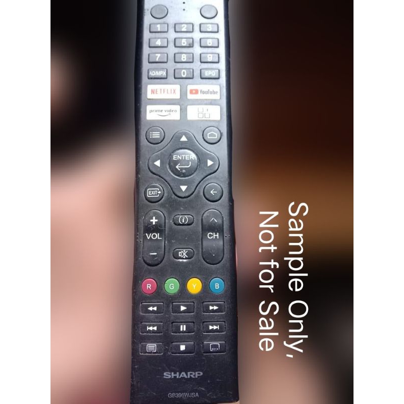 Sharp TV Remote, Replacement Remote for Sharp Smart TV Shopee Philippines