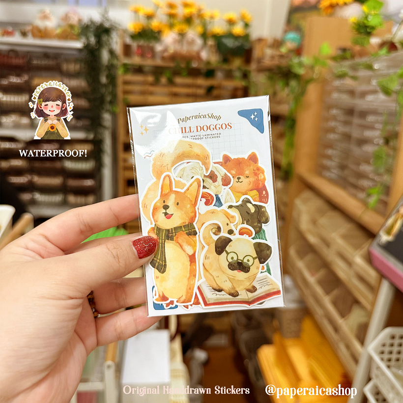 Chill Doggos, Autumn Dogs, Cozy Animals Stickers, Sticker Pack | SP016 ...