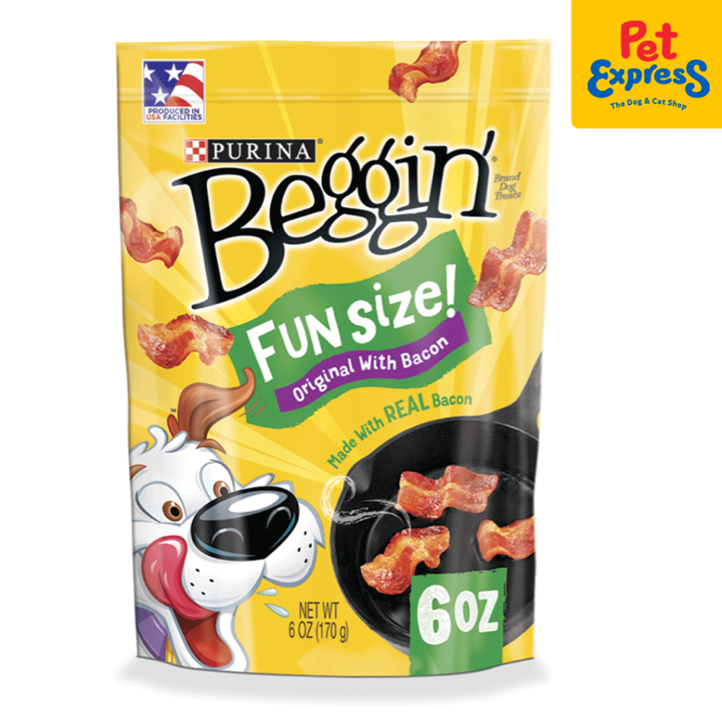Beggin' Fun Size Bacon Dog Treats 170g (EXPIRATION NOVEMBER 2023