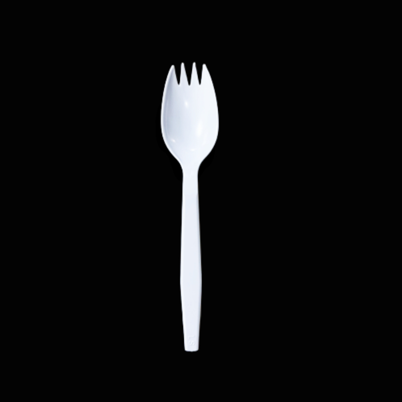 (25pcs) or (100pcs) Spoon, Fork, ，Sfork，Spork ， Disposable Plastic