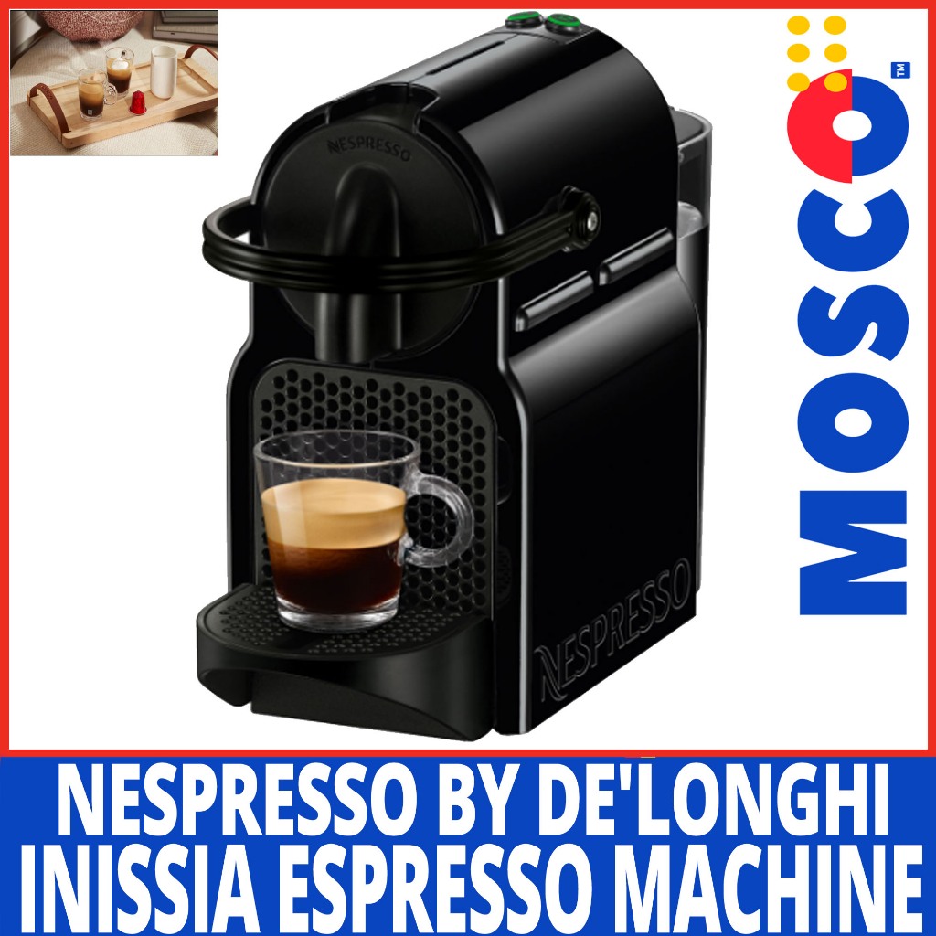 Nespresso Inissia Espresso Machine by De'Longhi with Aeroccino Milk