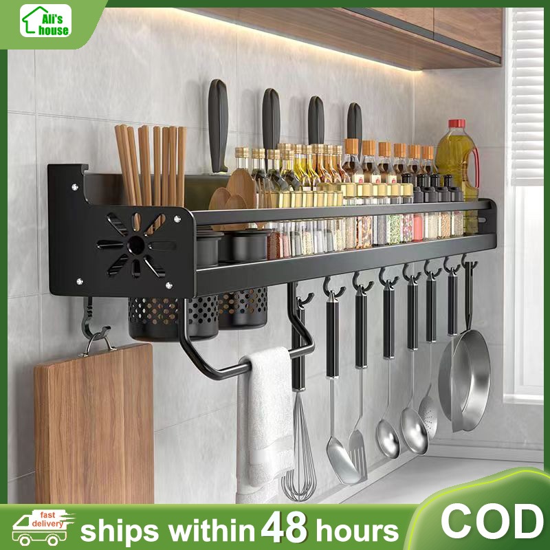 Stainless Steel Kitchen Condiment Storage Spice Rack Management Rack ...