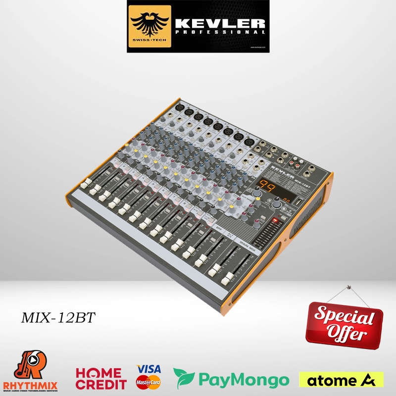 Kevler MIX 12BT 12 Channel Compact Mixer Shopee Philippines