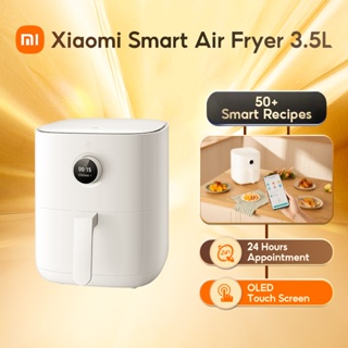 Original Xiaomi Mijia Smart Electric Air Fryer 3.5L OLED Screen Oil-less  Oven Mi Air Frying Pan360°Baking Mijia App Control 220V