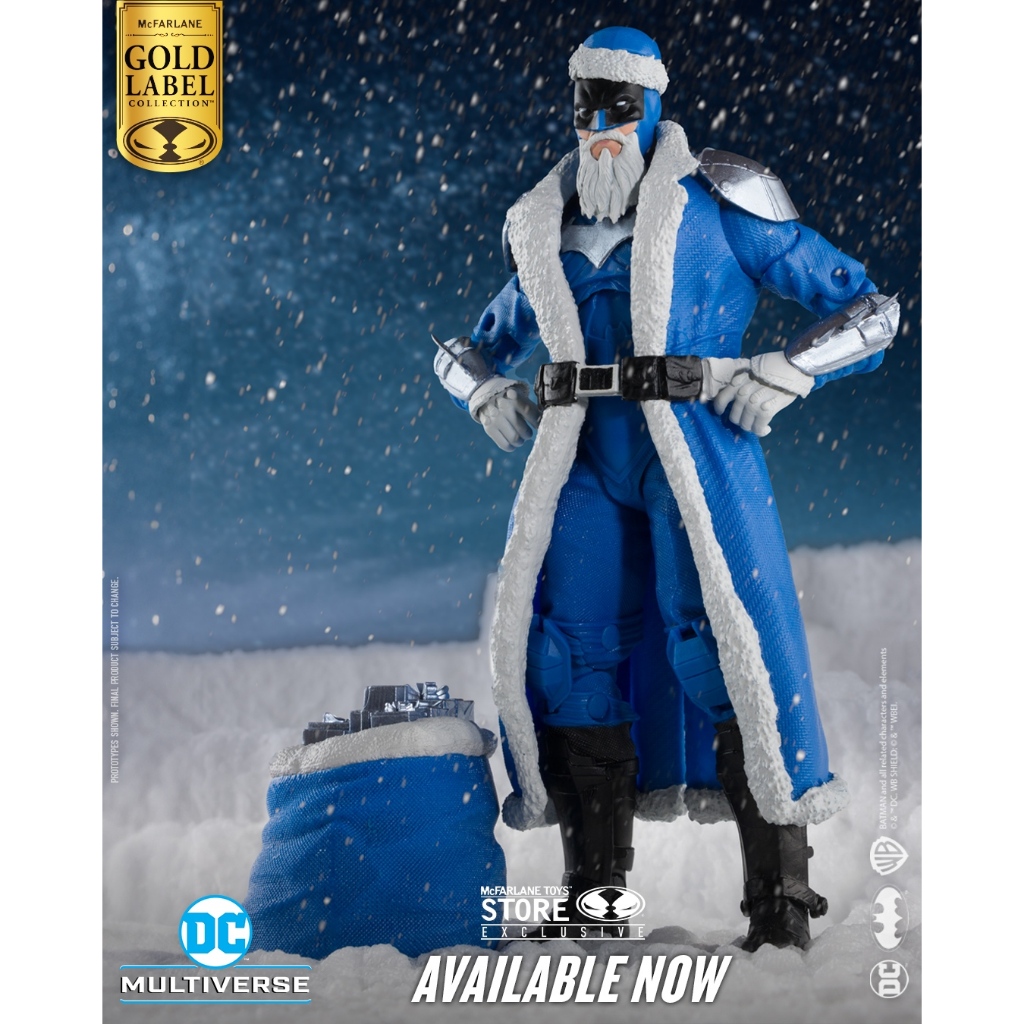 MCFARLANE TOYS DC MULTIVERSE Bat Santa ( Red & Blue Variant)( Gold ...